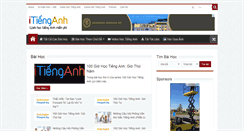 Desktop Screenshot of itienganh.org