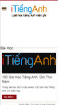 Mobile Screenshot of itienganh.org